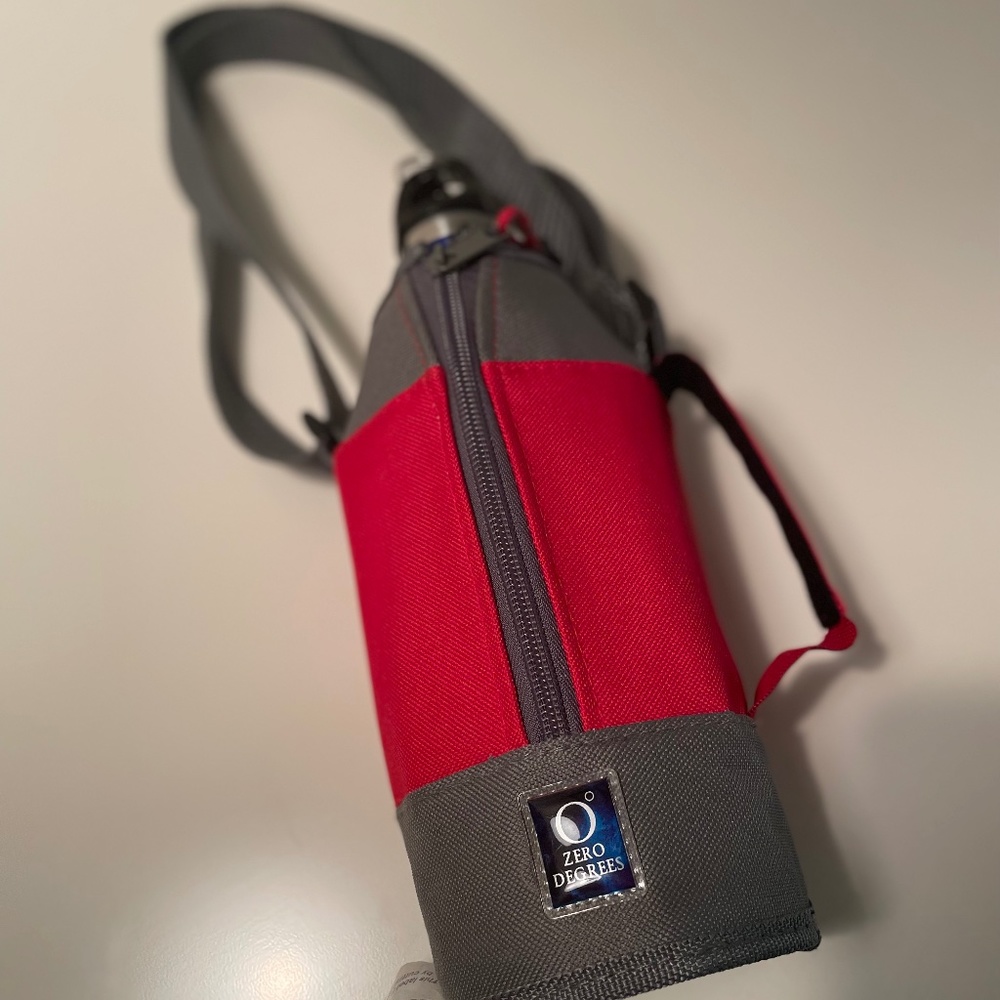 Zero Degrees Water bottle and holder